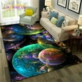 thumbnail image 1 of Galaxy Planet Star 3D Universe Space Carpet Rug for Home Living Room Bedroom Sofa Doormat r Kid Area Rug Non-slip Floor Mat, 1 of 5