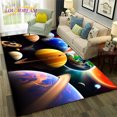 thumbnail image 1 of Galaxy Planet Star 3D Universe Space Carpet Rug for Home Living Room Bedroom Sofa Doormat r Kid Area Rug Non-slip Floor Mat, 1 of 5