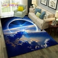 thumbnail image 1 of Galaxy Planet Star 3D Universe Space Carpet Rug for Home Living Room Bedroom Sofa Doormat r Kid Area Rug Non-slip Floor Mat, 1 of 5