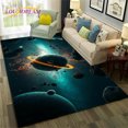 thumbnail image 1 of Galaxy Planet Star 3D Universe Space Carpet Rug for Home Living Room Bedroom Sofa Doormat r Kid Area Rug Non-slip Floor Mat, 1 of 5