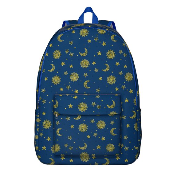 Galaxy Print Backpack for Space Geeks&nbsp;- Sci-Fi Lovers Waterproof School Backpack with Cosmic Nebula Design, Durable Laptop Bookbag for Students & Commuters (Starry Night Theme)