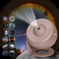 thumbnail image 1 of Galaxy Projector for Bedroom, HD Image Star Projector Galaxy Light Adjustable Knob, 13 Film Discs Planetarium Projector for Kids, 360° Rotating 1/2h Timer Simple 3-Button Control, 1 of 14