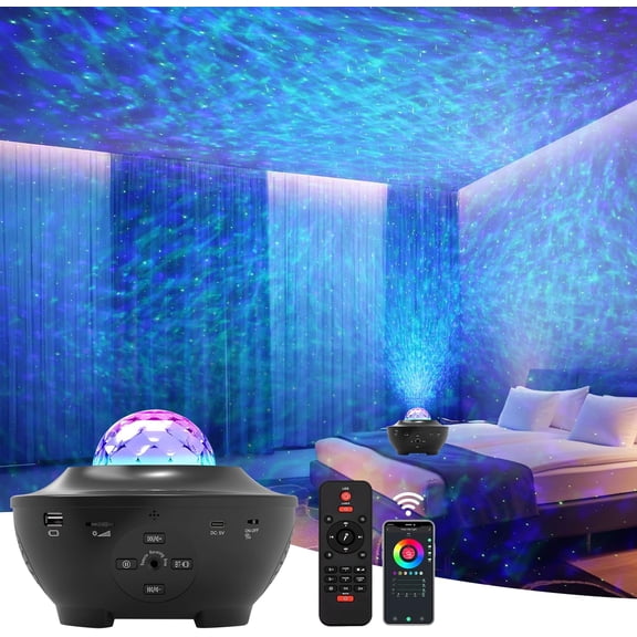 Galaxy Projector for Bedroom,Star Projector Galaxy Light Projector with Timer & Remote Control, Bluetooth Speaker, Smart Night Light Projector for Adults Bedroom Decoration,Star Night Light