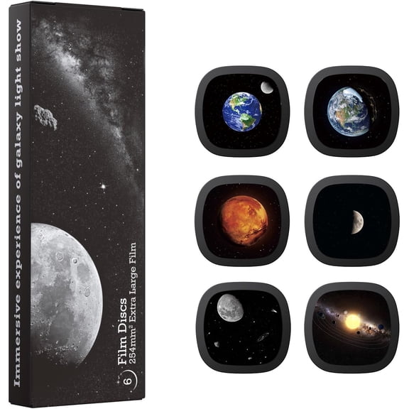 Galaxy Projector Disc Ultra HD Slide, Compatible Projectors and Model SKE-TKQ01 & BL-DQY02 6 Set