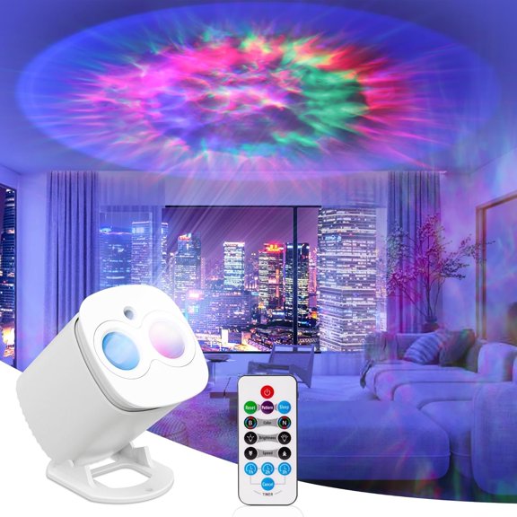 Galaxy Projector,Galaxy Projector for Bedroom Decor,Sunset Lamp Projection with Timer and Remote Control 55 Lighting Modes, Night Light Projector for Adults, Bedroom, Living Room and Theater