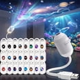 thumbnail image 1 of Galaxy Projector Night Light, 2-in-1 5D Holographic Star Projector, 360° USB Ceiling Lamp with 24 Films, 1 of 6