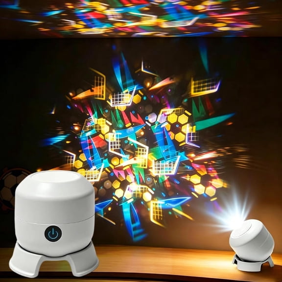 Galaxy Projector Night Light, 360° Rotating Ocean Glow Projector, Ceiling Projector for Bedroom, 4 Themes HD Holographic Touch Control