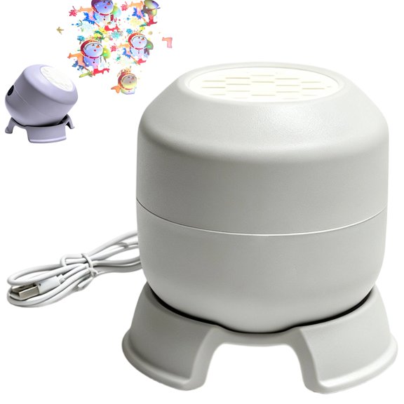 Galaxy Projector Night Light, 360° Rotating Ocean Wave & Star Projector, Ceiling Projector for Bedroom, Adjustable Focus and Timer