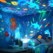 Galaxy Projector Night Light, Dynamic Rotating LED Projector Light, Holographic Night Light Projector with Adjustable Brightness Control, 360  Led Lights for Bedroom