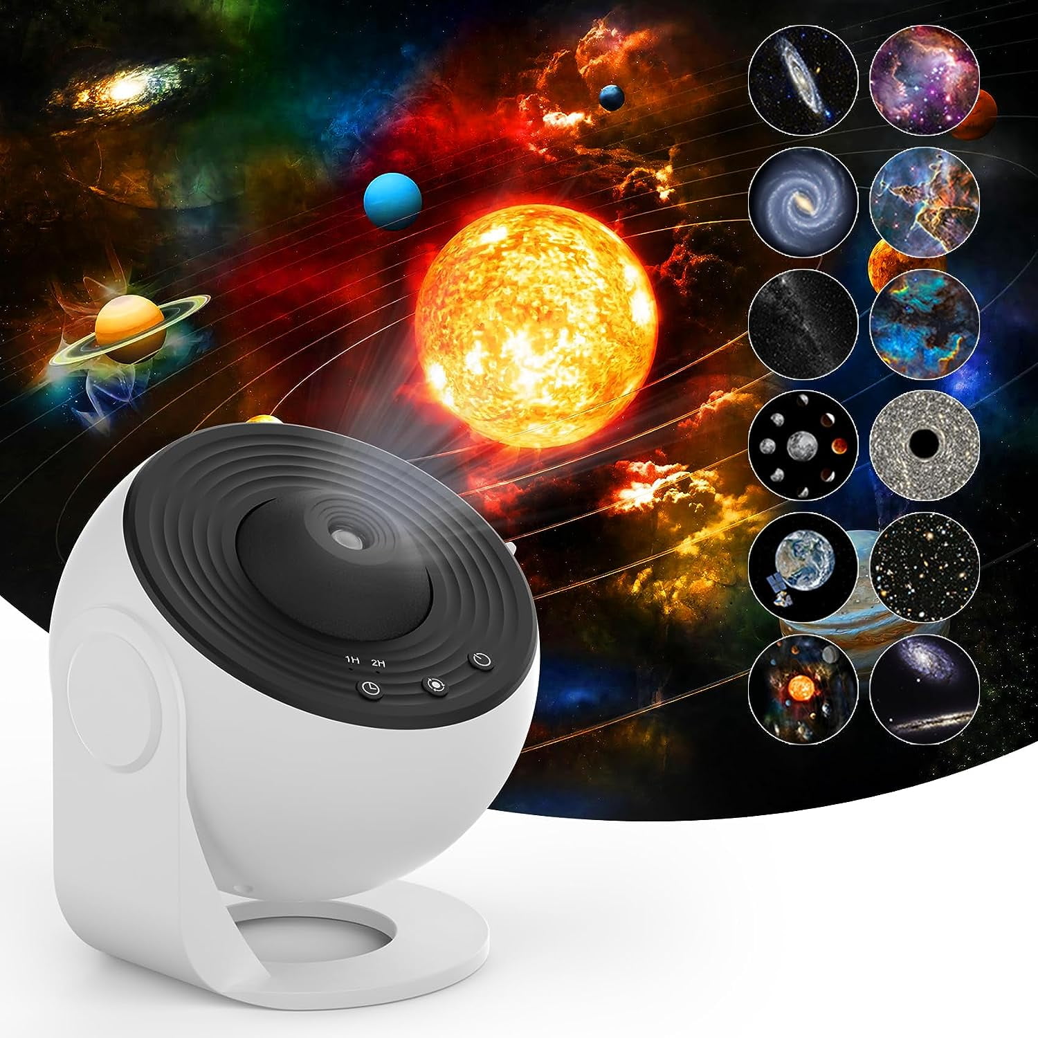 Led Galaxy Star Planetarium Projector Night Light 360° Rotating Spacebuddy  Projector Bedroom Atmosphere Lamp for Kids Girls Gift - AliExpress