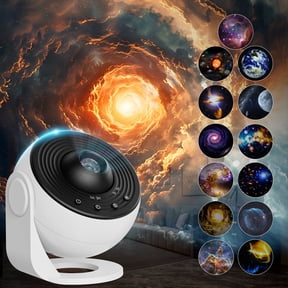 Galaxy Projector Pro, 13-in-1 Star Projector, 360 Rotating Night Light for Bedroom, Kids & Adults