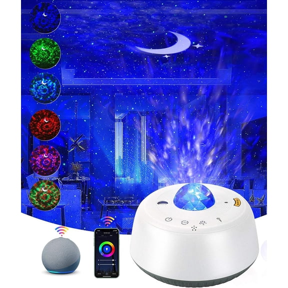 Galaxy Projector Smart Night Light with Alexa for Baby Kids Adult Bedroom Party