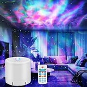 Galaxy Projector Star Night Light with Timer & Remote Control, Bedroom Decoration, Party Atmosphere, Adult Starry Sky Lamp