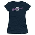 thumbnail image 1 of Galaxy Quest Logo Junior Women's T-Shirt Sheer Navy, 1 of 1
