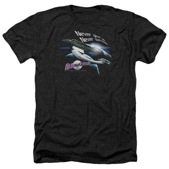 Galaxy Quest - Never Surrender - Heather Short Sleeve Shirt - XXX-Large