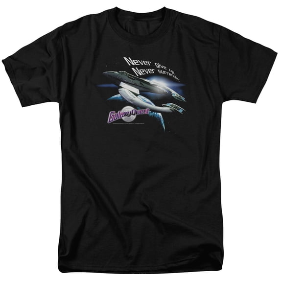 Galaxy Quest T-Shirt Never Surrender Unisex Graphic Tee For Men & Women