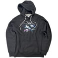 thumbnail image 1 of Galaxy Quest Never Surrender Unisex Adult Slim Fit Pull-Over Heather Hoodie, Charcoal, Medium, 1 of 5
