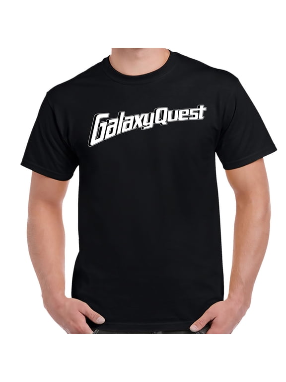 Galaxy Quest White Logo Adult T-shirt-Large