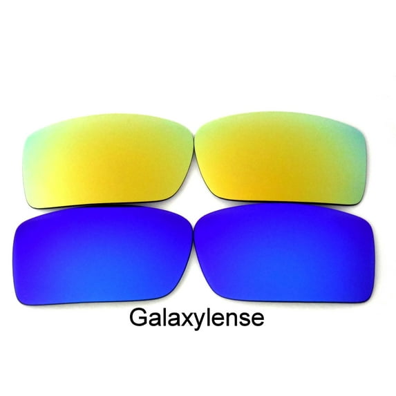 Galaxy Replacement Lenses for Oakley Gascan Gold & Blue