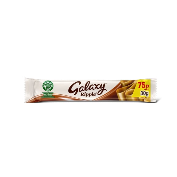 Galaxy Ripple Milk Chocolate Snack Bar 30g (pack of 36)