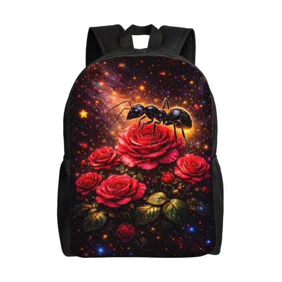 Galaxy Rose Backpack Large Capacity Laptop Bag for Men and Women
