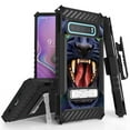 thumbnail image 1 of Galaxy S10 Plus (SM-G975) Case, TRISHIELD Rugged Cover With + [Belt Clip Holster] + [Built in kickstand] For Samsung Galaxy S10 Plus - Panther Black, 1 of 1