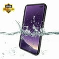 thumbnail image 1 of Galaxy S10 Plus Waterproof Case, Shockproof Built-in Screen Protector Case Full-Body Rugged Resistant Protective Hard Cover For Samsung Galaxy S10+,Black, 1 of 9