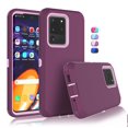 thumbnail image 1 of Tekcoo Shockproof Heavy Duty Cell Phone Case for Samsung Galaxy S20 5G 2020, Burgundy, 1 of 8
