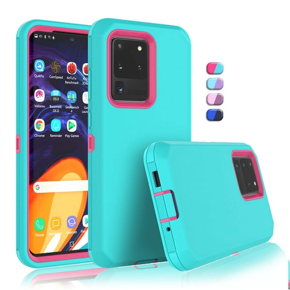 Galaxy S20 5G 2020 Cases, Sturdy Phone Case for Galaxy S20 5G 6.2", Tekcoo Full-Body Shockproof Protection Heavy Duty Armor Hard Plastic & Shock Absorption Rubber Rugged Bumper 3-in-1 Case Cover