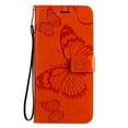 thumbnail image 1 of Galaxy S20 5G Case, S20 Wallet Case, Allytech Pretty Retro Embossed Butterfly PU Leather Book Style Wallet Protection Slim Folio Flip Case Cover for Samsung Galaxy S20 6.2", Orange, 1 of 1