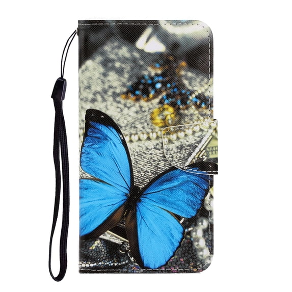Galaxy S20 Case 6.2", Allytech Slim Fit Fashion Pattern PU Leather Folio Flip Stand Cards Slots Holder Wallet Case Shell TPU Back Cover for Samsung Galaxy S20 6.2-inch 2020 Released, Big Butterfly