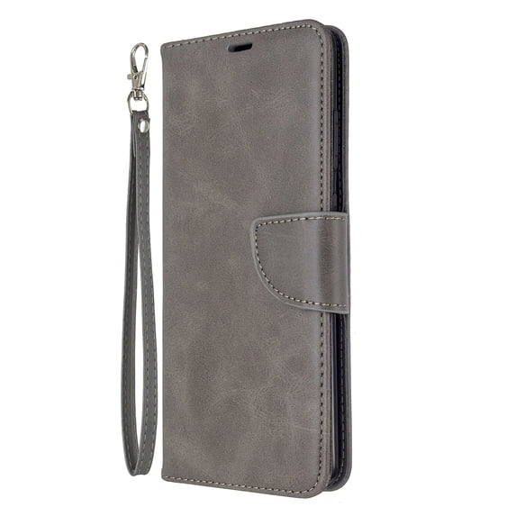 Galaxy S20+ Case 6.7", S20 Plus 5G Case, Allytech PU Leather Full Protective Anti-scratch Lightweight Folio Flip Kickstand Cards Holder Detachable Strap Case Cover for Samsung Galaxy S20+ 5G,Gray