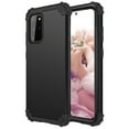 thumbnail image 1 of Galaxy S20+ Case, S20 Plus Case, Allytech Dual Layers Hybrid Corner Protective Shockproof Anti-Scratch Wireless Charging Support Defender Bumper Back Cover Case for Samsung Galaxy S20+ 6.7",Black, 1 of 11