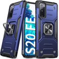 thumbnail image 1 of Galaxy S20 FE 5G Case,  Grade Protective Phone Case Cover with Enhanced Metal Ring Kickstand [Support Magnet Mount] Compatible with Samsung Galaxy S20 FE, Blue, 1 of 12