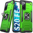 thumbnail image 1 of Galaxy S20 FE 5G Case,  Grade Protective Phone Case Cover with Enhanced Metal Ring Kickstand [Support Magnet Mount] Compatible with Samsung Galaxy S20 FE, Grass Green, 1 of 12