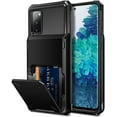 thumbnail image 1 of for Galaxy S20 FE 5G Case Wallet Credit Card Holder 4-Card Slot Hidden Back Pocket Dual Layer Hybrid Rugged Rubber Bumper Protective Hard Shell Cover for Samsung Galaxy S20 FE 5G Black, 1 of 5