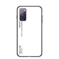 thumbnail image 1 of Galaxy S20 FE Case,Allytech for Samsung S20 FE Case, Gradient Color Shockproof Tempered Glass Back Cover Protective Silicone Shell Slim Case for Samsung Galaxy S20 FE, White, 1 of 9