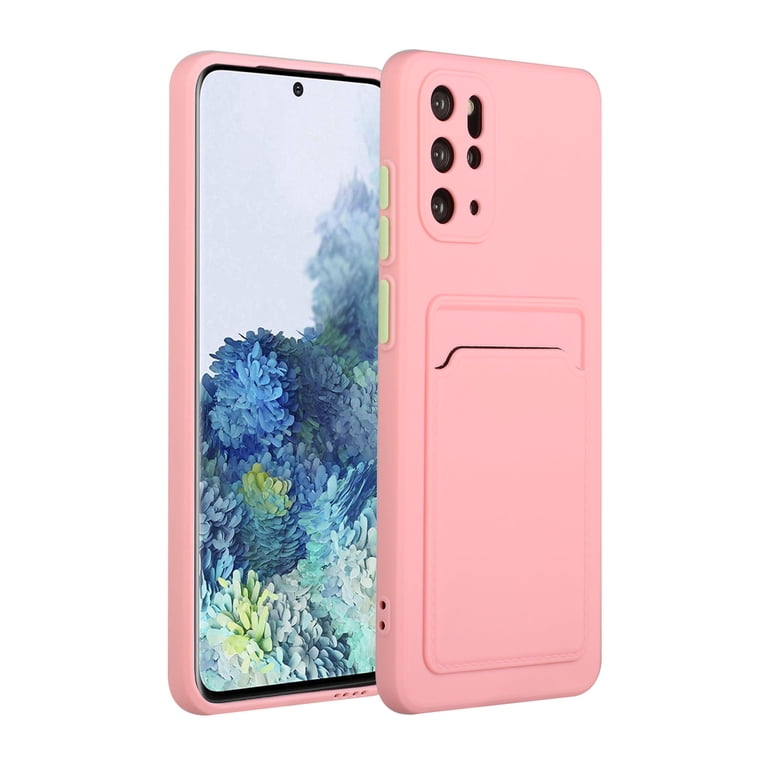 Galaxy S20 Plus Case, Slim Soft Fit Shockproof Protection Case Dropproof Non-Slip Silicone Case with Card Slots Soft TPU Bumper Phone Wallet Case for