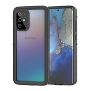 Galaxy S20+ Plus Case Waterproof, Allytech Build-in Screen Protector Clear Case Cover Shockproof Full Protective IP68 Waterproof Wireless Charging Back Cover for Samsung Galaxy S20 Plus 5G 6.7", Black