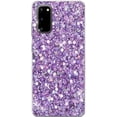 thumbnail image 1 of Galaxy S20 Plus Glitter Case, Sparkle Bling Shiny Diamond Slim Soft Reflective Clear TPU Rubber Bumper Girl Women Protective Case for Samsung Galaxy S20 Plus 6.7'' 2020 (Purple), 1 of 8