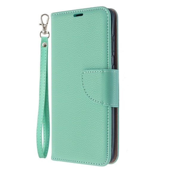 Galaxy S20 Ultra 5G Case 6.9" (2020), Allytech PU Leather Lightweight Magnetic Closure Kickstand Detachable Wrist Strap Cards Slots Folio Flip Wallet Case Cover for Samsung Galaxy S20 Ultra, Green