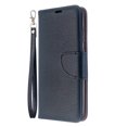 thumbnail image 1 of Galaxy S20 Ultra 5G Case 6.9" (2020), Allytech PU Leather Lightweight Magnetic Closure Kickstand Detachable Wrist Strap Cards Slots Folio Flip Wallet Case Cover for Samsung Galaxy S20 Ultra, Black, 1 of 1
