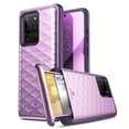 thumbnail image 1 of Galaxy S20 Ultra Case, Clayco [Argos Series] Premium Hybrid Protective Wallet Case for Samsung Galaxy S20 Ultra (Built-in Credit Card/ID Card Slot) (Purple), 1 of 5