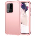 thumbnail image 1 of Galaxy S20 Ultra Case Cover, Allytech PC TPU Hybrid Cover Heavy Duty Protective Defender Bumper Shockproof Drop Proof Wireless Charging Support Back Cover Case for Samsung Galaxy S20 Ultra,Rosegold, 1 of 11