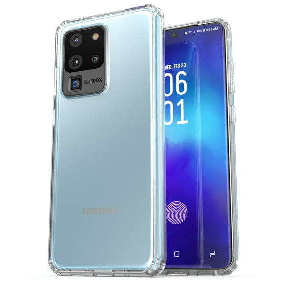 Galaxy S20 Ultra Clear Case - Ultra Slim Transparent Crystal Case for Samsung S20 Ultra Phone