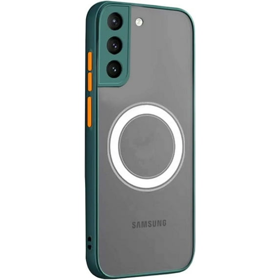 Galaxy S21+ Case - MagSafe Compatible, Anti-Scratch, Shockproof, Slim Bumper Cover - Dark Green