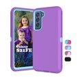 thumbnail image 1 of Galaxy S21 FE 5G Cases, Sturdy Case Cover for Galaxy S21 FE 5G 6.4", Tekcoo Full-Body Heavy Duty Armor Hard Plastic & Shock Absorption Rubber Rugged Bumper 3-in-1 Case Cover -Purple, 1 of 7
