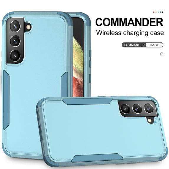 for Galaxy S21 Plus Case, Defender Case Compatible with Samsung Galaxy S21 Plus Case, Hybrid Heavy Duty Military Grade Full-Body Drop Shockproof Dustproof 3-Layers Rugged Cover,
Green