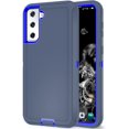 thumbnail image 1 of Galaxy S21 Plus Case for Samsung Galaxy S21 Plus 5G Case Military Drop Shockproof Armor Heavy Duty Rugged 3 in 1 Protection Cover for Galaxy S21 Plus S21+ Phone Case (Navy+Blue), 1 of 15