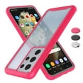 thumbnail image 1 of Galaxy S21 Plus Case, Takfox Samsung Galaxy S21+ Phone Case Shock Absorbing, Rugged Shockproof Crystal Clear Hard Case Body Protective Sturdy Cover TPU Shell Bumper Case for Galaxy S21 Plus, Rose, 1 of 7